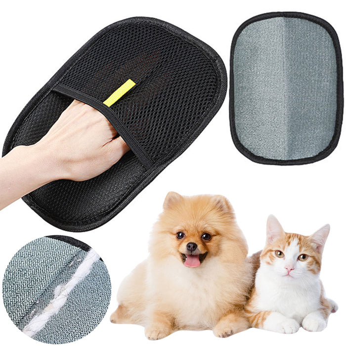 Haustier-Fellentferner Handschuh – Pflegebürste für Hund, Katze & Kaninchen