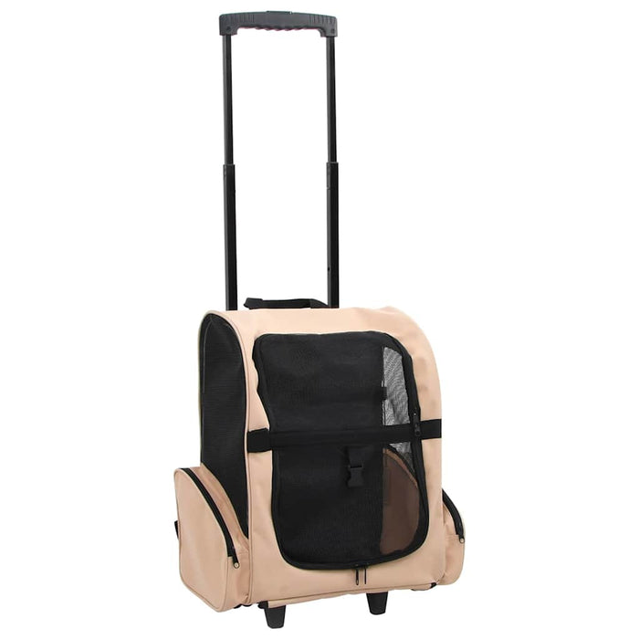 3-in-1 Faltbarer Haustier-Trolley für Katzen & Hunde